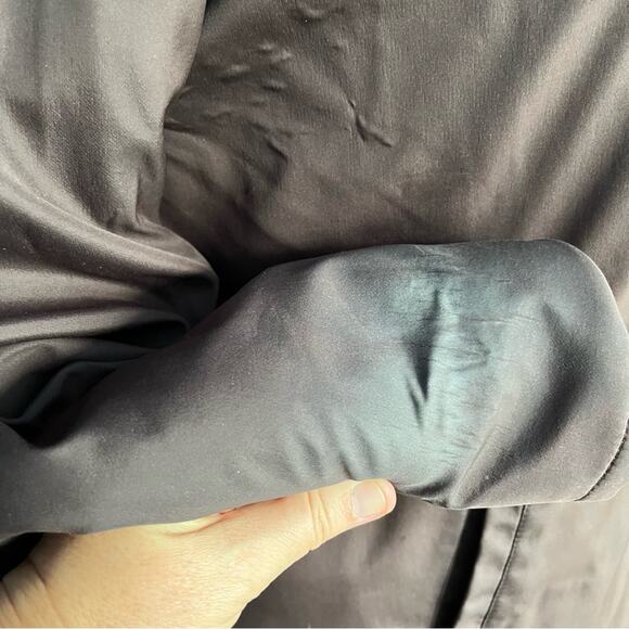 J Jill reversible wool blend coat hood tan brown size medium - Picture 9 of 14